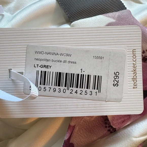 NWT Ted Baker Nanina Neapolitan Print Floral Sheath Dress size 4 - Picture 10 of 17